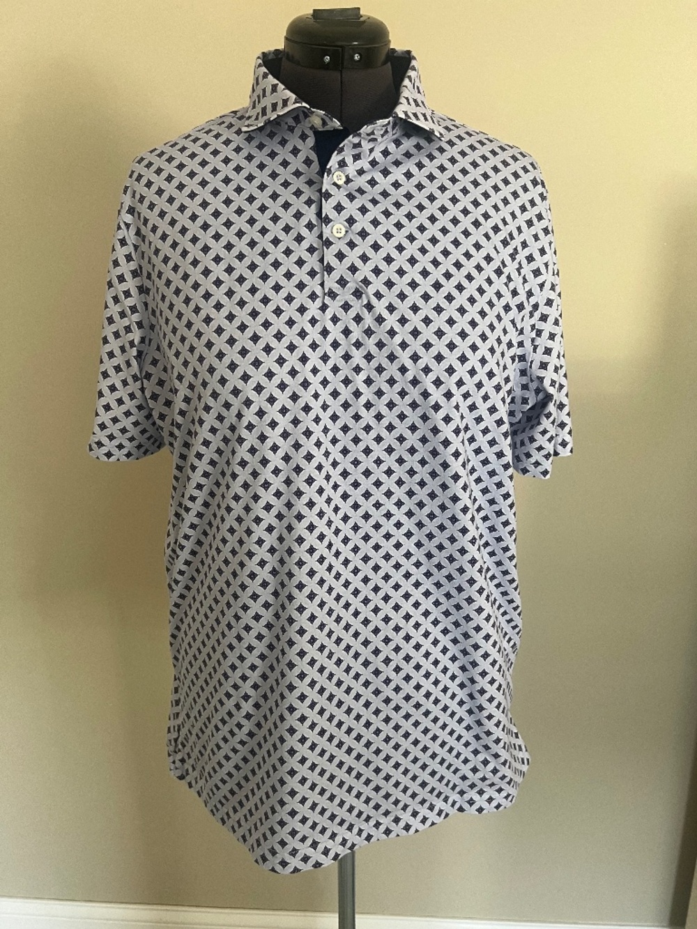 Polo Ralph Lauren Men's Golf Classic Fit Size L Blue/White